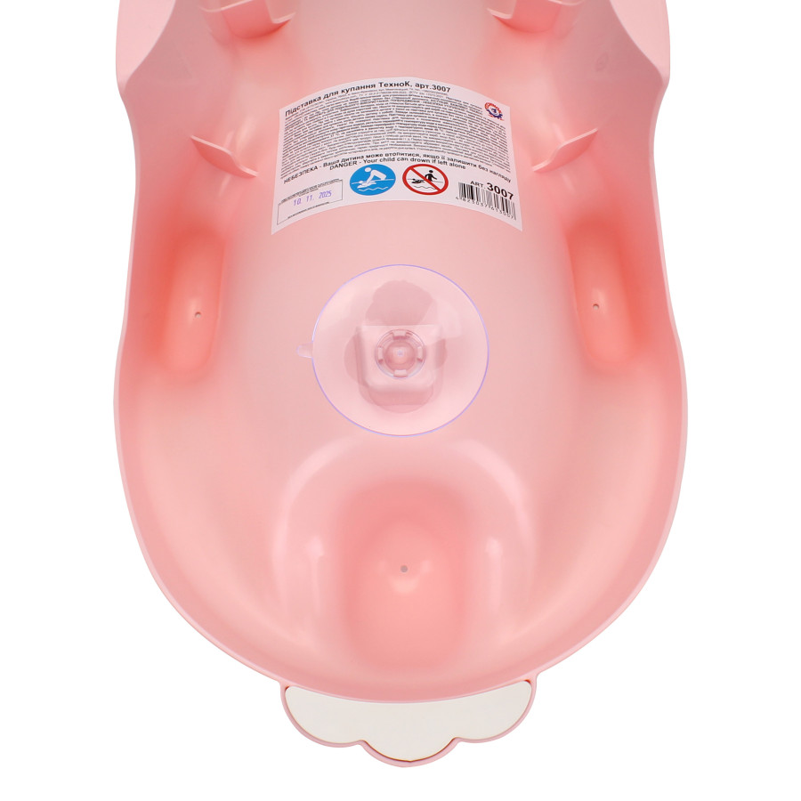 Подставка для купания ТехноК розовая арт. 3007