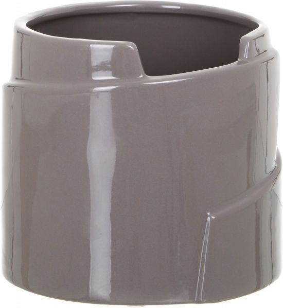 Ваза керамическая коричневая Кантри 15,5х14,5 см