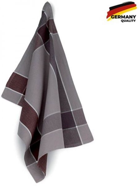 Рушник Henrik Streifen 50х70 темно-сірий 50x70 см Kela темно-сірий 