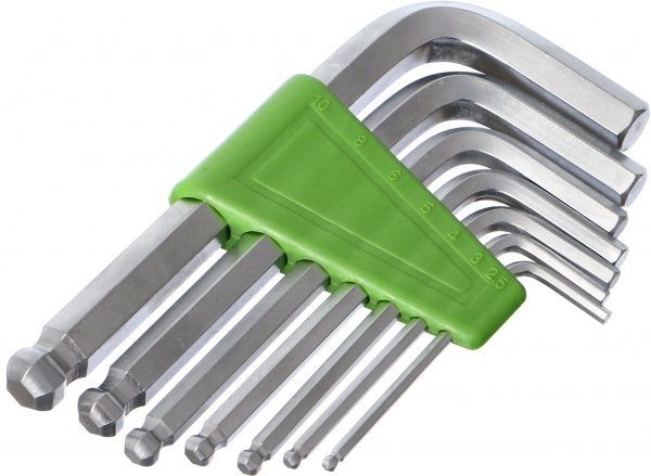 Набір ключів шестигранних Alloid НШ-Ш0712