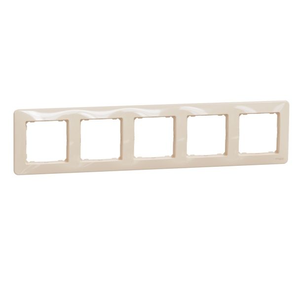Рамка п'ятимісна Schneider Electric Sedna Design універсальна бежевий SDD312805