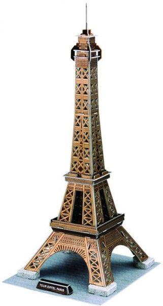 3D-пазл CubicFun Франція: Ейфелева вежа C044h