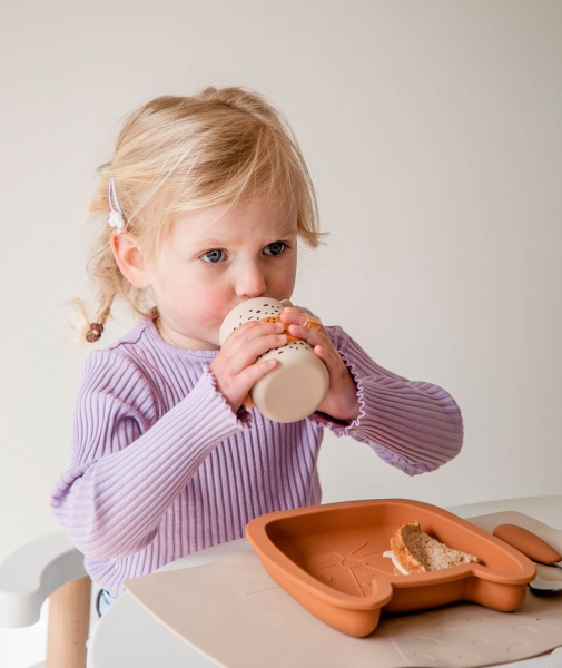 Тарілка Tryco леопард силікон сієна TR-392816