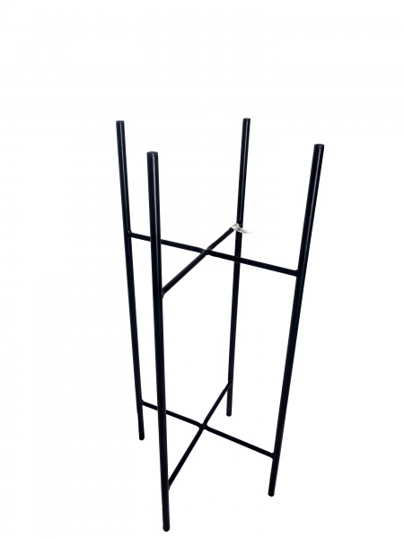 Подставка под вазон Икс 21,5х21,5x50 см черный 