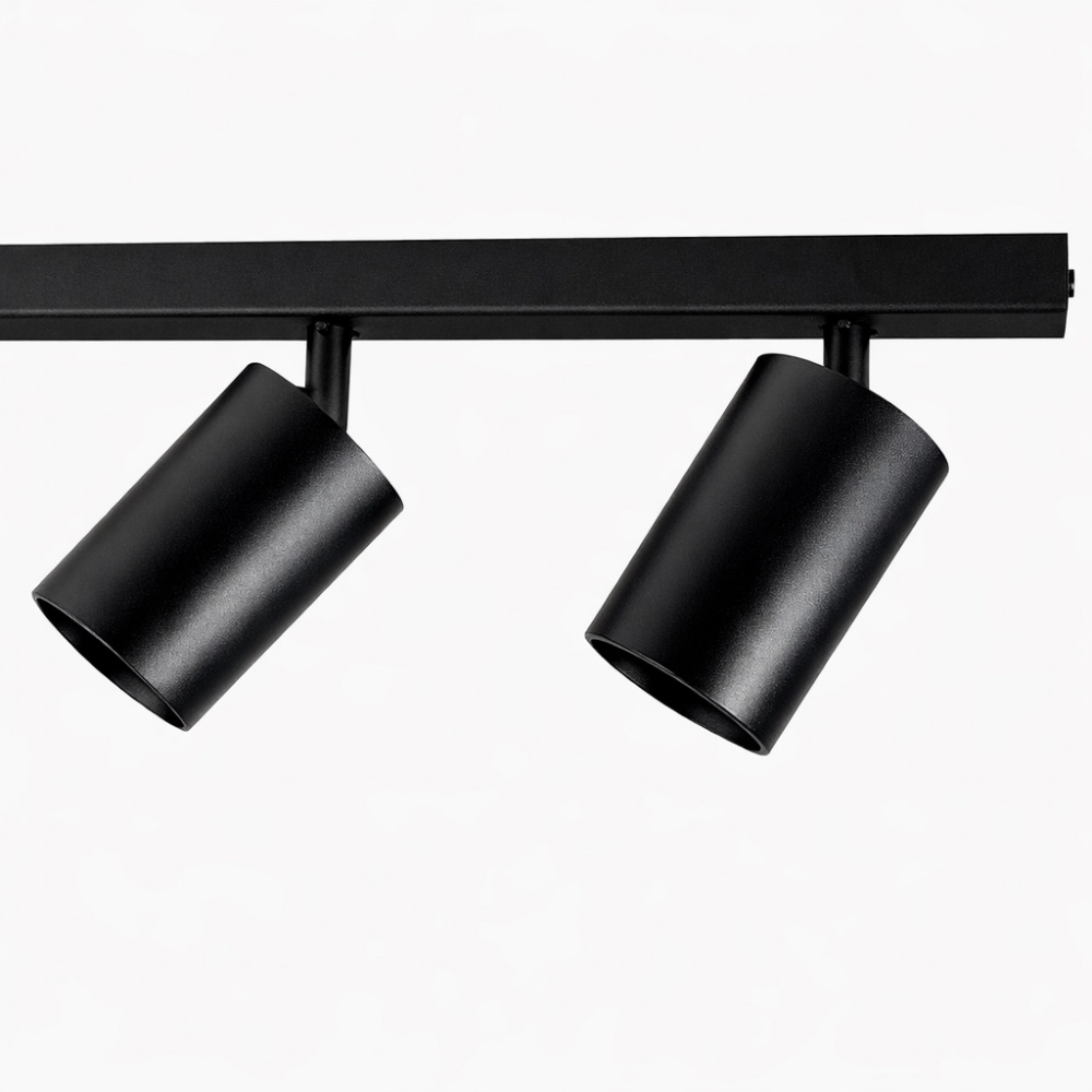 Светильник накладной поворотный LIGHT SET PLESO 5x10 Вт GU10 черный