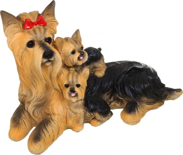 Йоркширский терьер с детками 21x33x17 см