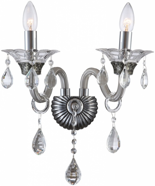 Бра Globo DUNJA 2x40 Вт E14 матовый хром 64104-2W 