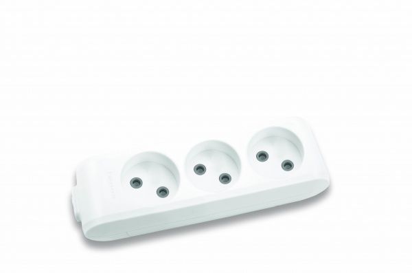 Колодка Panasonic X-tendia без заземления 3 гн. серый 480900038 