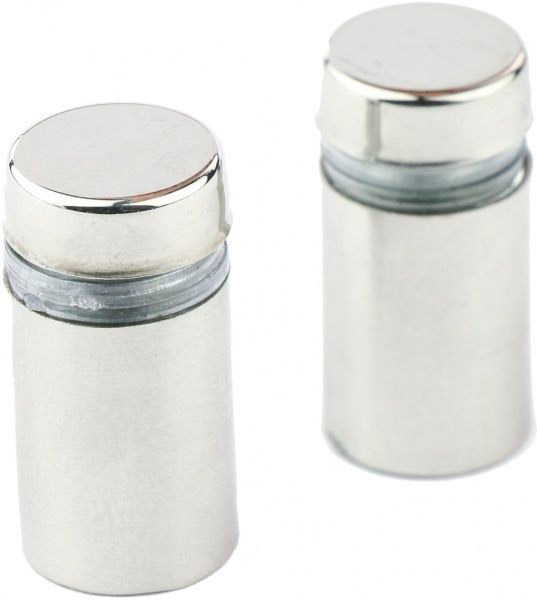 Тримач для скла дистанційний KR STK 1B 12х20 мм хром 2 шт DC