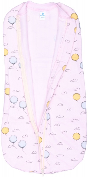 Комбінезон для дівчинки Minikin 201470156 р.56 молочний із принтом 