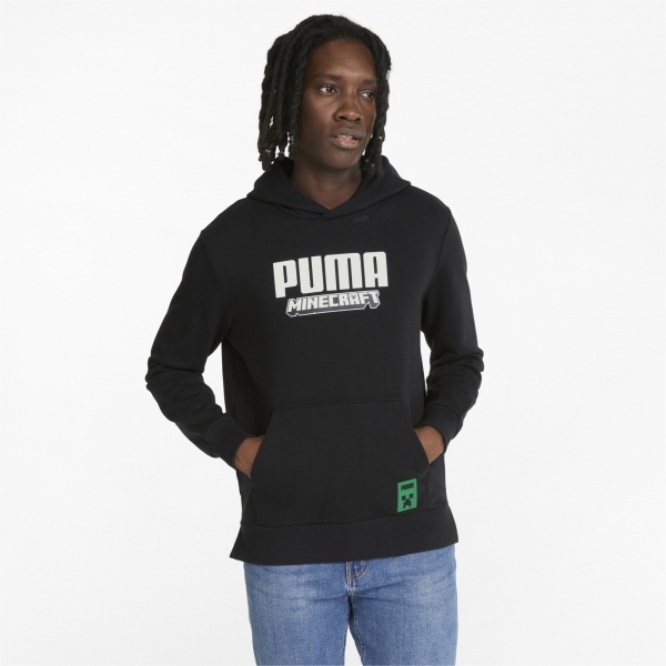 Джемпер Puma x MINECRAFT Hoodie 53437601 р. L черный