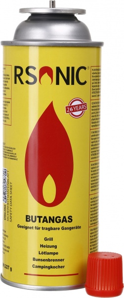 Картридж газовий RSONIC одноразовий 227 г 