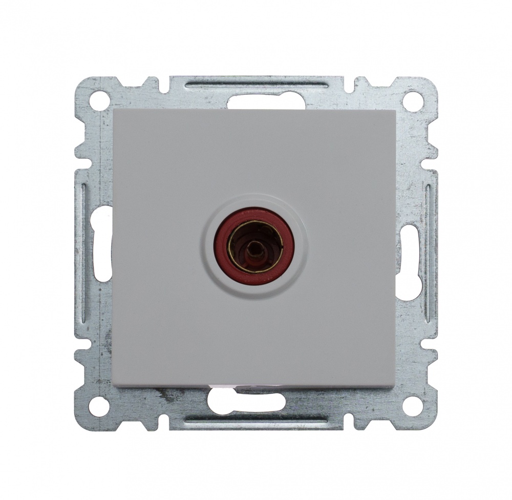 Механизм розетки TV оконечная Makel Karea IP20 белый 57001027