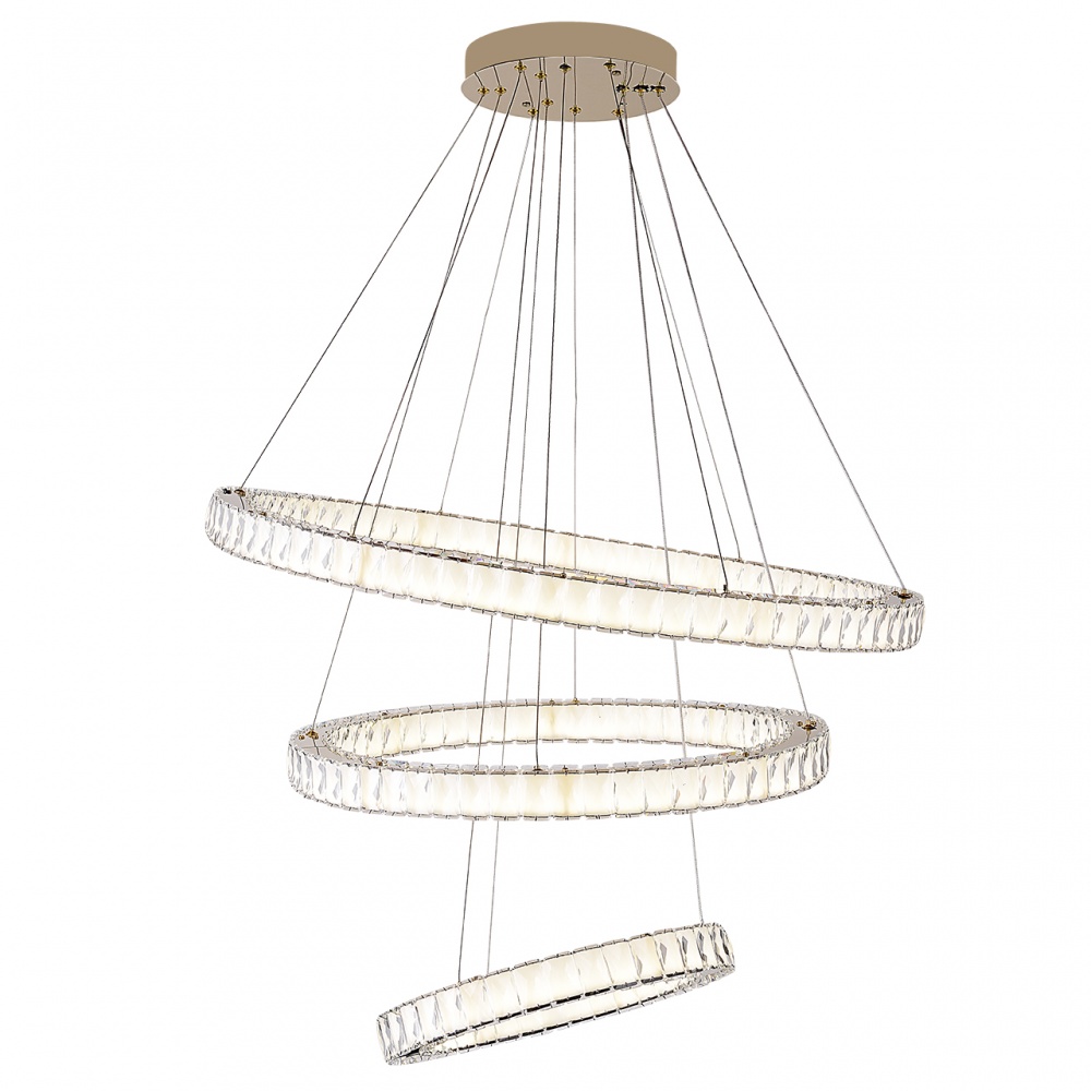 Люстра підвісна NEW ARTIER CRISTAL-ART GD 264 Вт Золотиста