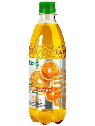 Безалкогольный напиток Біола вкус апельсина 0,5 л (4820010896600) 