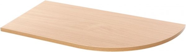 Полка ДСП угловая радиусная 600x300 мм бук 