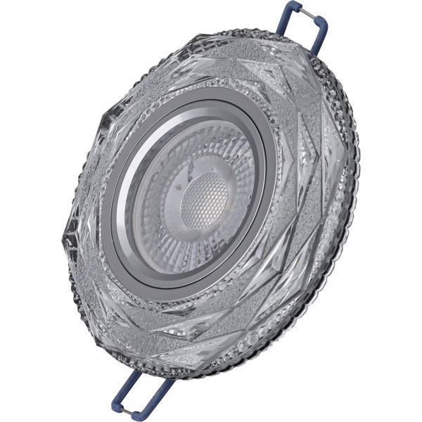 Светильник точечный Hopfen с подсветкой MR16 3 Вт GU5.3 4500 К прозрачный/хром CR 0717 LED 3W 