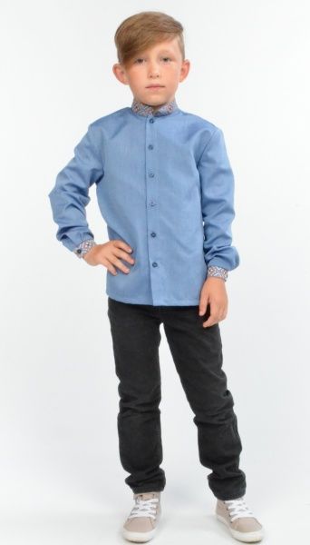 Сорочка Едельвіка 1121-18/00 р.152 блакитний 1121-18/00 