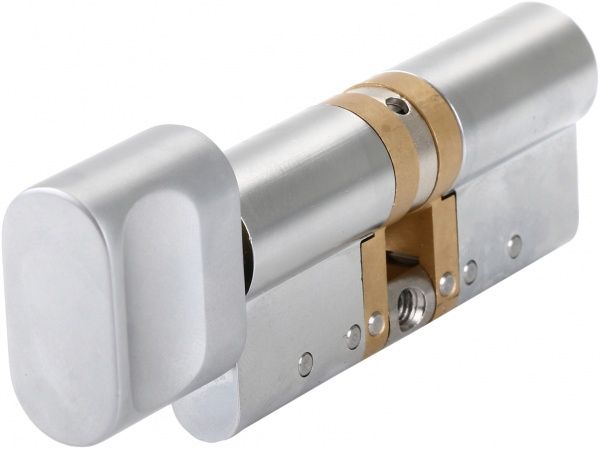 Цилиндр Abloy NOVEL CY 323 UT MCR 37.5х36.5 ключ-вороток 74 мм матовый хром
