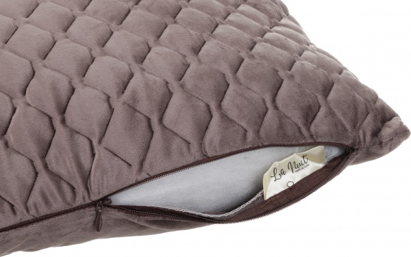Подушка декоративна Nadia 45x45 см тауп La Nuit 