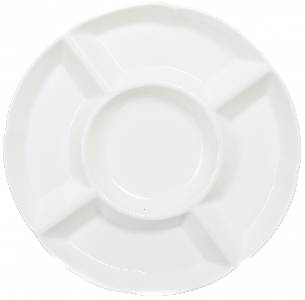 Менажниця Wilmax White 25,5см кругла WL-992019 / A