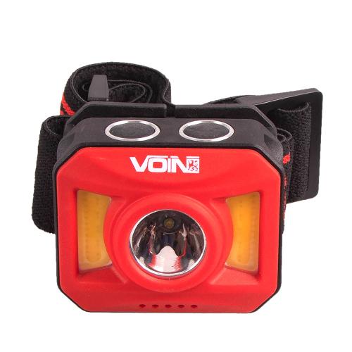 Фонарь налобный Voin 250 Lm красный VL-163