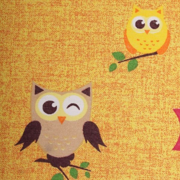Скатерть совы 140x220 см желтый Gemitex 