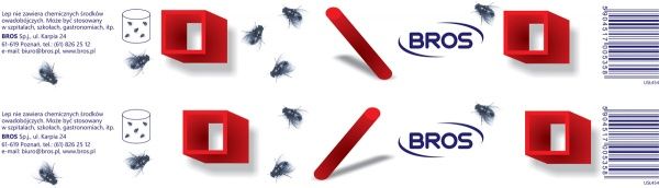 Липкая лента от мух Bros 1 шт.