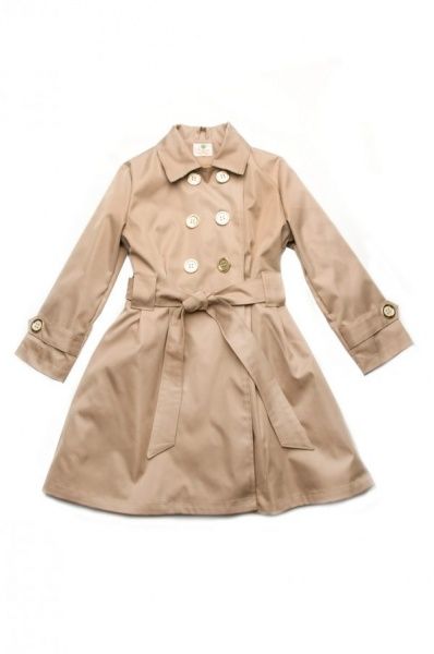 Плащ для дівчаток Модний Карапуз р.122 бежевий 03-00694-0 