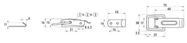 Защіпка 1/60 оцинкована