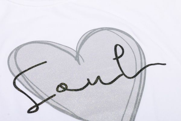 Комплект для дівчаток Фламінго р.134 білий із сірим 771-421 