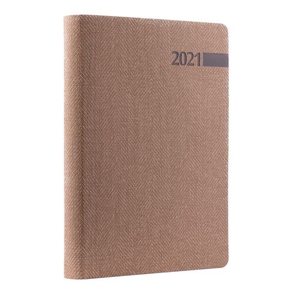 Щоденник А5 Boss 2021 бежевий Leo Planner