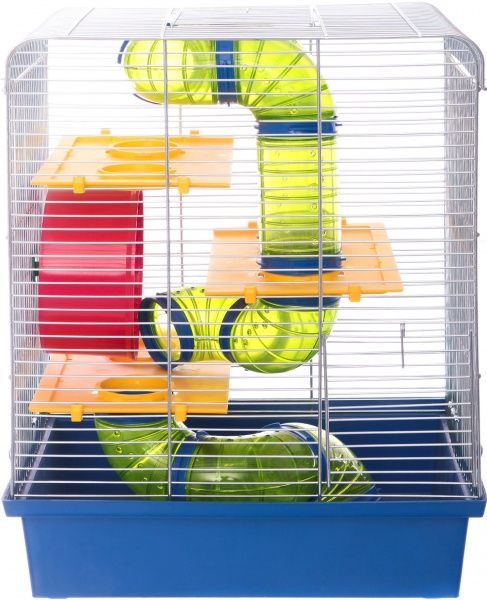 Клетка  Хомяк 3 Люкс цинк 33,5х23х43 см