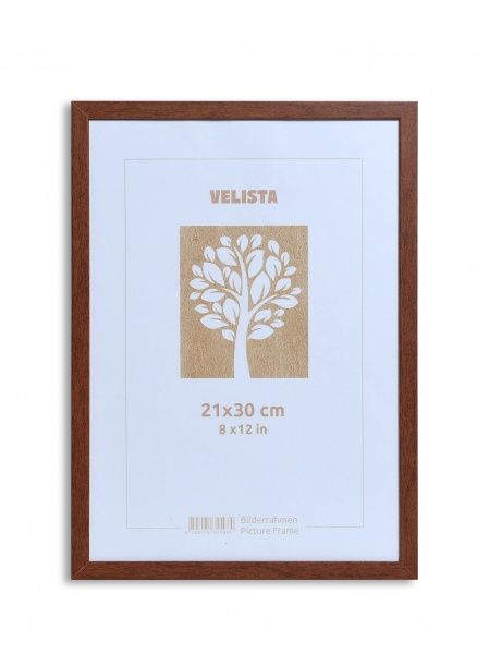 Рамка для фотографии со стеклом Velista 10BW-863195v 21х30 см коричневый 