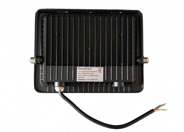 Прожектор светодиодный Smartas Messi 50 Вт IP66 черный MI3-32050W-255-19F1 