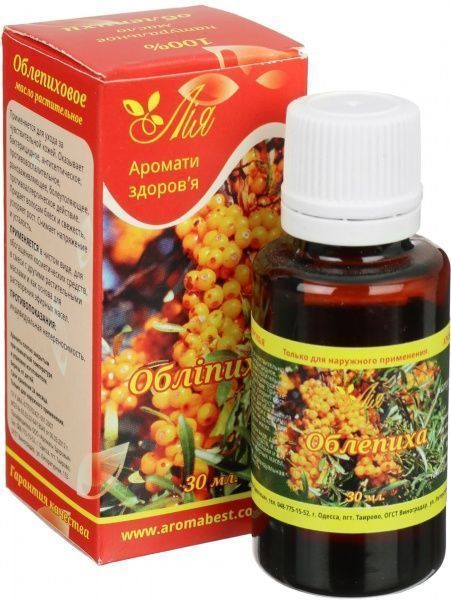 Натуральное масло Лия Обліпиха 2322 30 мл 