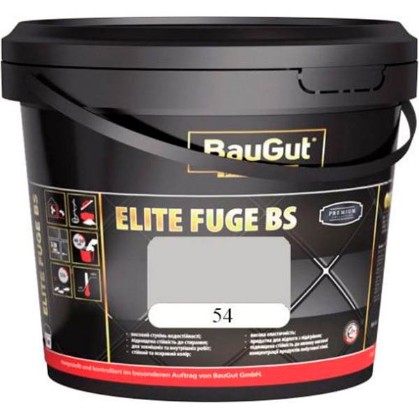 Фуга BauGut Elite BS 54 2 кг светло-серый 