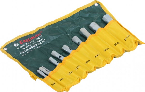 Набір ключів трубчастих ВІЗ 9 шт в сумці 58184