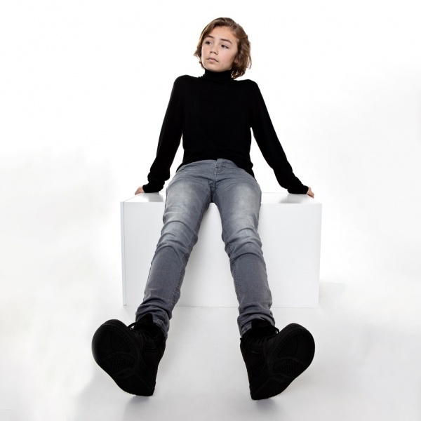 Свитер для мальчика NWM вязаный р.164 черный U44197-1 