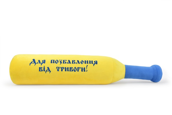 Подушка декоративная бита патриотическая FWPPATRIOBAT23YB0 100 см желто-голубой WP Merchandise 