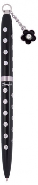 Набор LANGRES подарочный Heel: ручка шариковая + брелок черный LS.122012-01 