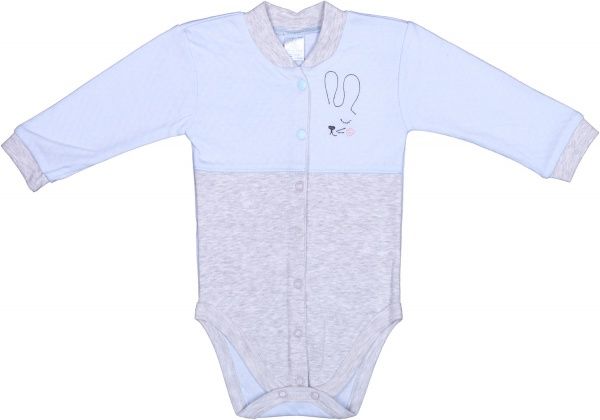 Боди детское для мальчика Baby Veres Honey bunny р.68 голубой 