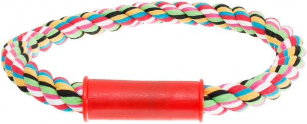 Игрушка для собак Lilli Pet Канат-кольцо с ручкой 30 см 20-2607
