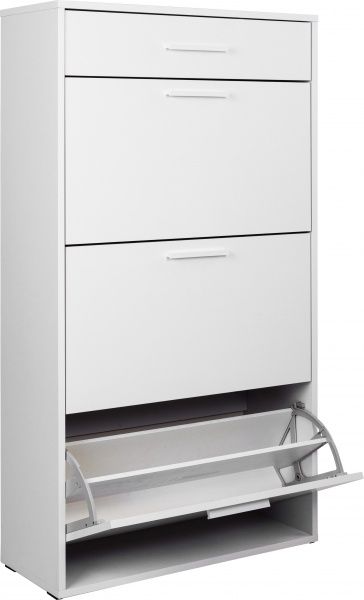 Тумба для обуви Nowy Styl GALA 4Ш 280x700x1284 мм / белый 