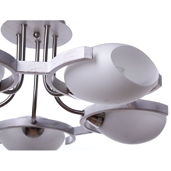 Люстра потолочная Victoria Lighting 5xE14 античный белый Odeon/PL5 