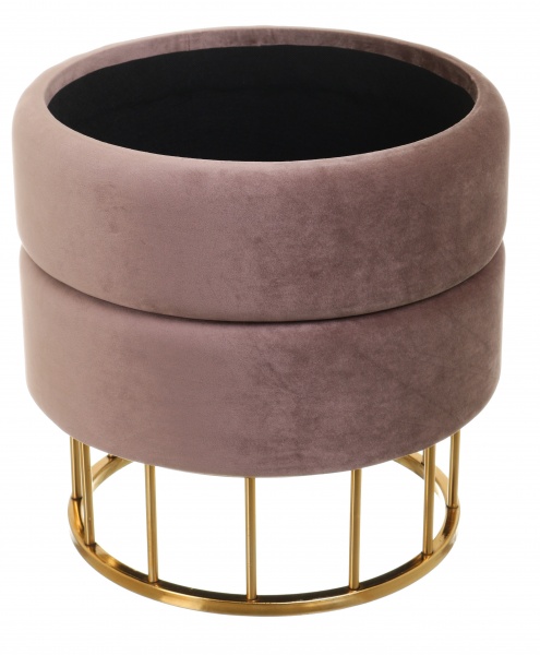 Сундук-пуф для хранения Laurent капучино 37,5х37,5х41 см 