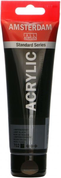 Краска акриловая № 702 Сажа гозовая 120 мл Amsterdam Standart Royal Talens