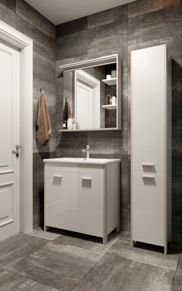 Пенал для ванной комнаты ЮВЕНТА 