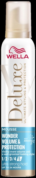 Мус для волосся Wella DELUXE Неймовірний об'єм та захист 200 мл