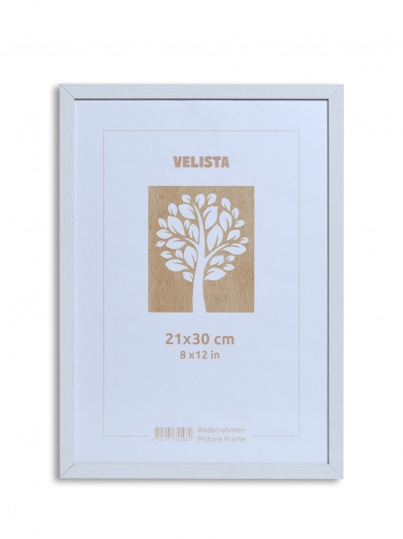 Рамка для фотографії зі склом Velista 10BW-6003v 1 фото 13х13 см білий із бежевим 